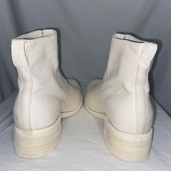 Guidi *NEW* PL1 White Soft Horse Full Grain Front Zip Ankle Boots - Picture 8 of 17